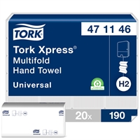 Tork Xpress H2 Multifold 471146 Universal Håndklædeark Z-fold
